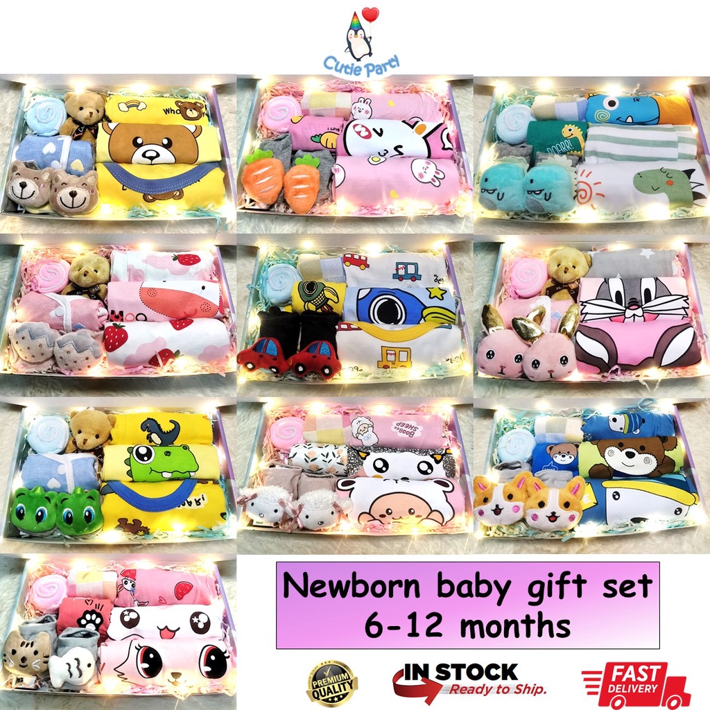 D003 Newborn Baby Gift Set Gift Box Fullmoon Baby Gift Hadiah Set Bayi
