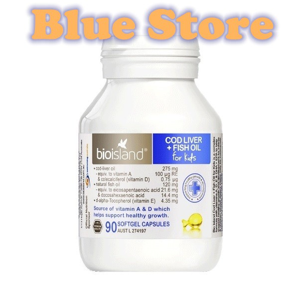 Bio IslandCod liver + Fish Oil (90 Capsules) Shopee Malaysia