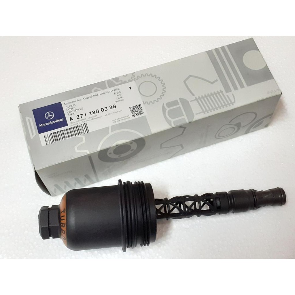 Mercedes Benz W204 W212 W207 SLK W172 M271 CGI Original Engine Oil Filter Cover Housing Cap