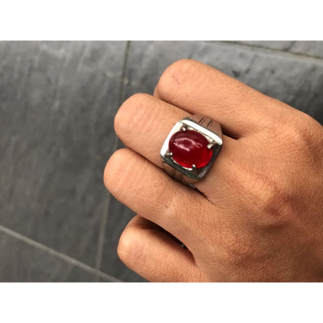 Cincin Batu Delima.. | Shopee Malaysia