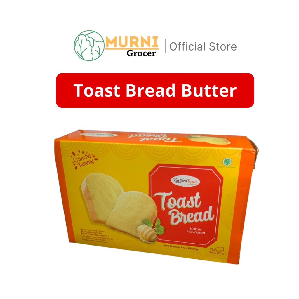 Kartika Toast By Kartika Sari Toast Bread Butter Flavoured (6 Sachets