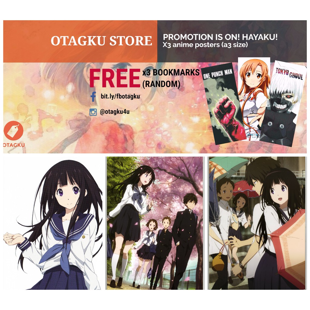 PROMO 3 IN 1 Anime Poster Size A3 Shopee Malaysia