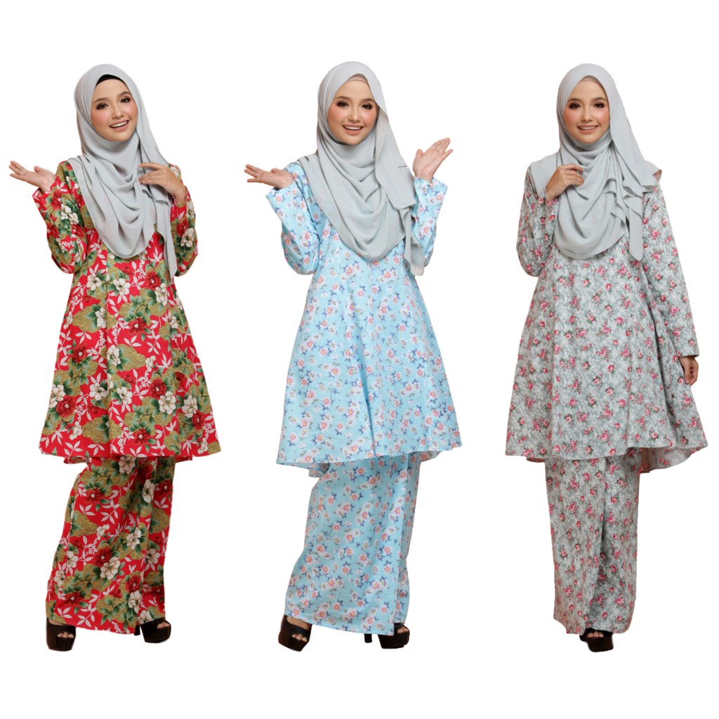  Kurung  Pesak Gantung Adwa Floral Japanese  Cotton  AD131415 