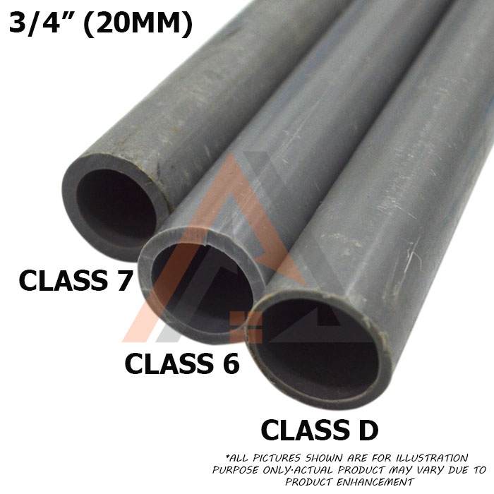 3 Feet PVC Pipe 3/4" (20MM) Class D,6,7 Shopee Malaysia