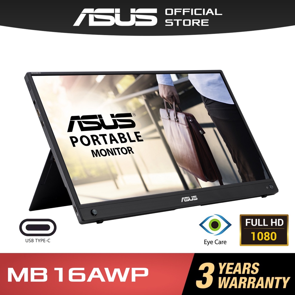 ASUS ZenScreen Go MB16AWP Wireless Portable Monitor 15.6 inch