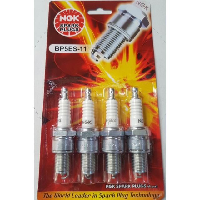 Original NGK Spark Plug BP5ES / BP5ES11 Saga, Iswara, Wira 1.3 / 1.5, Datsun Shopee Malaysia