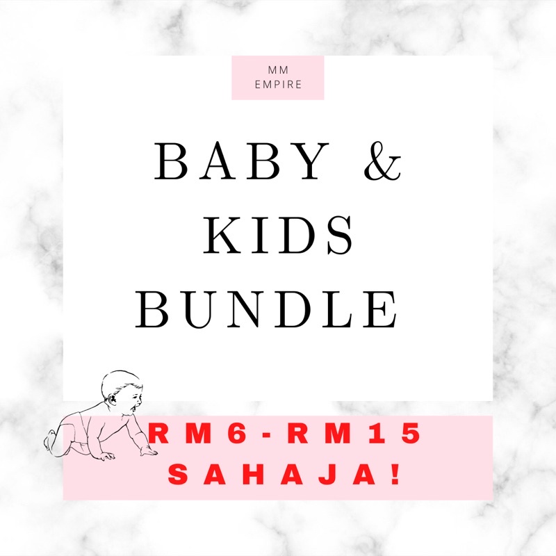 (PAYMENT) Baby & Kids Bundle Shopee Malaysia