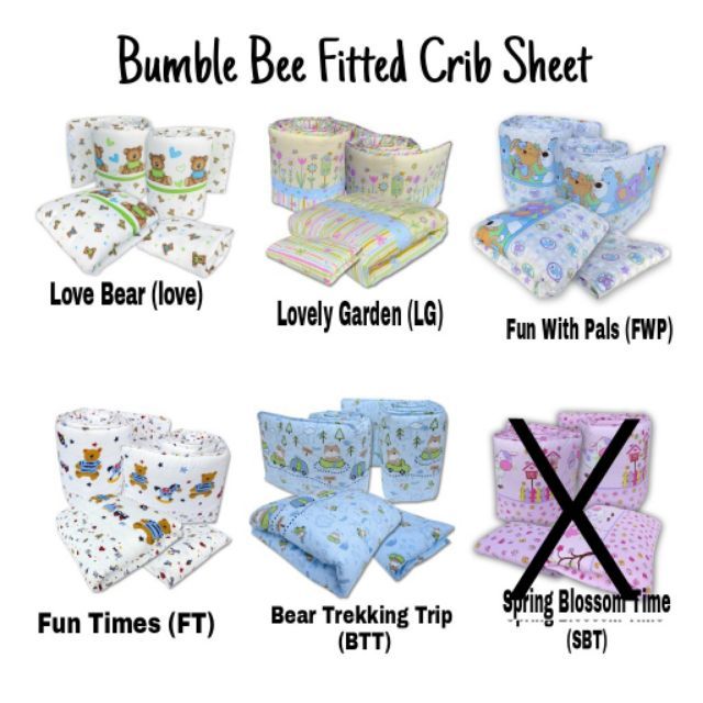 Bumble Bee Fitted Crib Sheet Knit Cotton 52 X 28 X 4