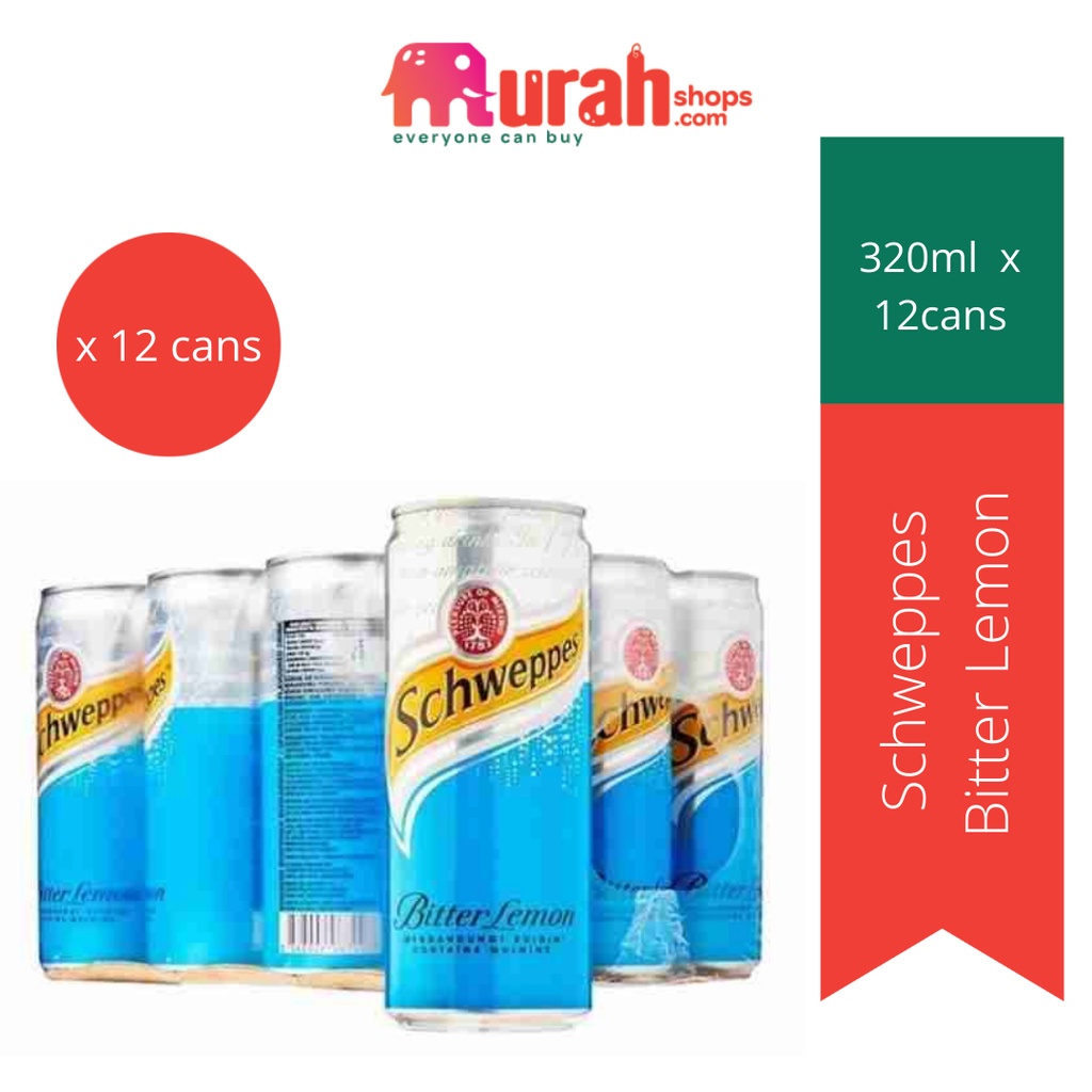 Schweppes(Soda Water/Tonic Water/Dry Ginger/Bitter Lemon)Soft Drinks Beverage Schweppes Minuman