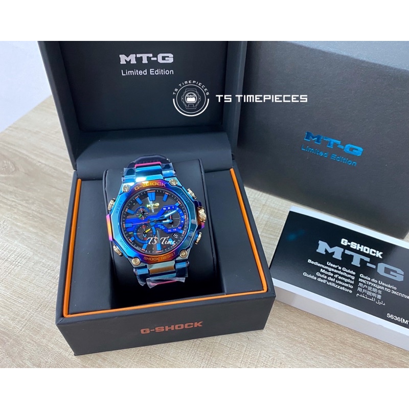 Japan Set G Shock Mtg Blue Phoenix Rainbow Ip Mtg B00ph 2ajf Mtg B00ph 2a Mtg B00ph Mtg B00 Mtp B00ph 2 Shopee Malaysia