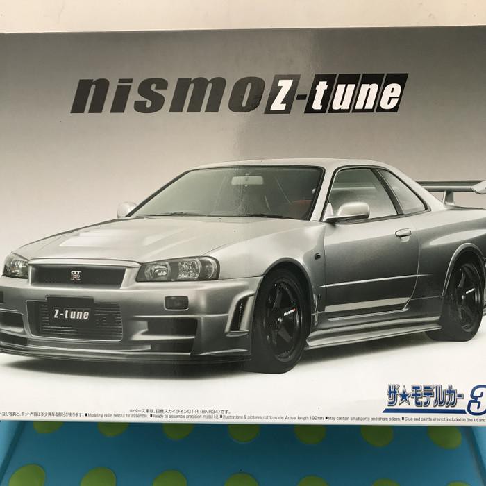 Soldiershop059 Aoshima Nissan Skyline Nismo Z Tune R34 1 24 Scale Model Kit Limited Shopee Malaysia