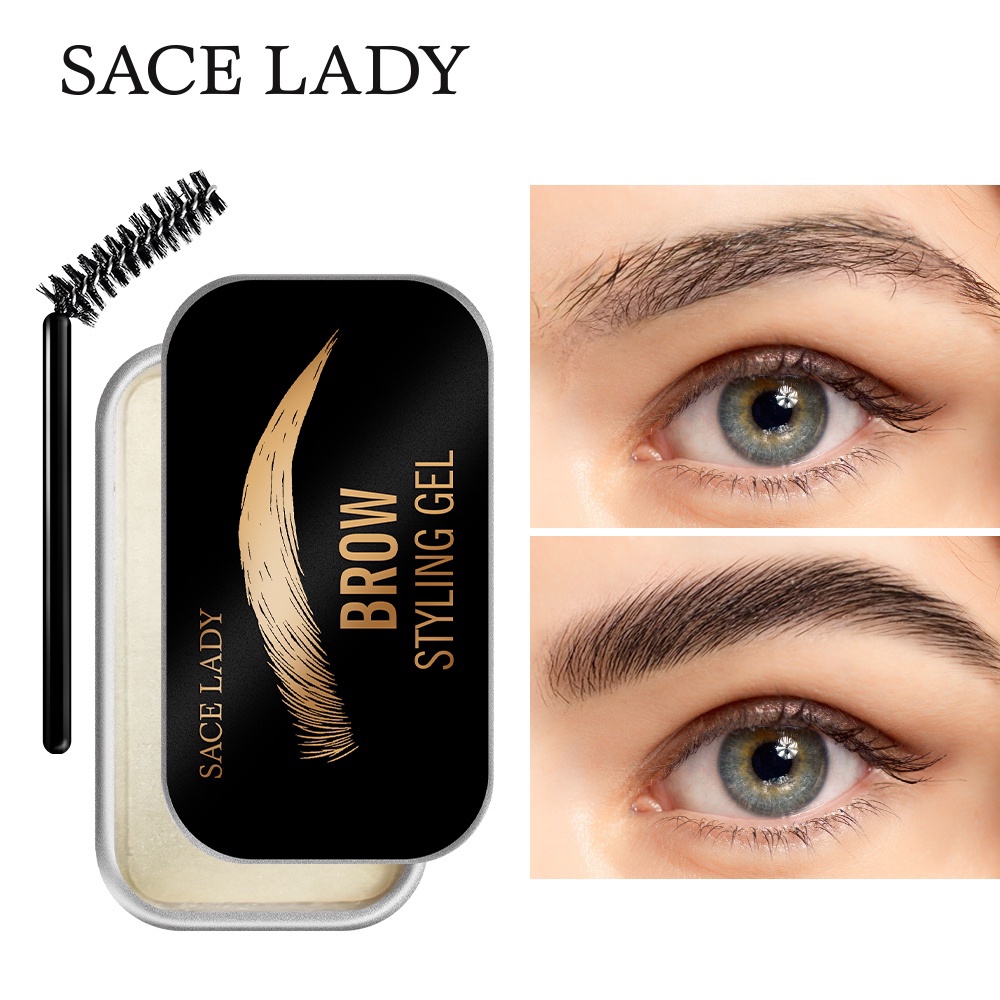 Sace Lady 3d Eyebrows Soap Styling Eye Brow Cream Waterproof Long Lasting Makeup Colorless 7195