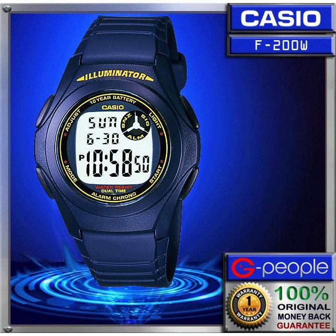 casio f 200 watch