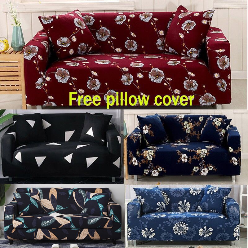 1 2 3 4 Seater Sofa Cover L Shape Universal Slipcover Stretch