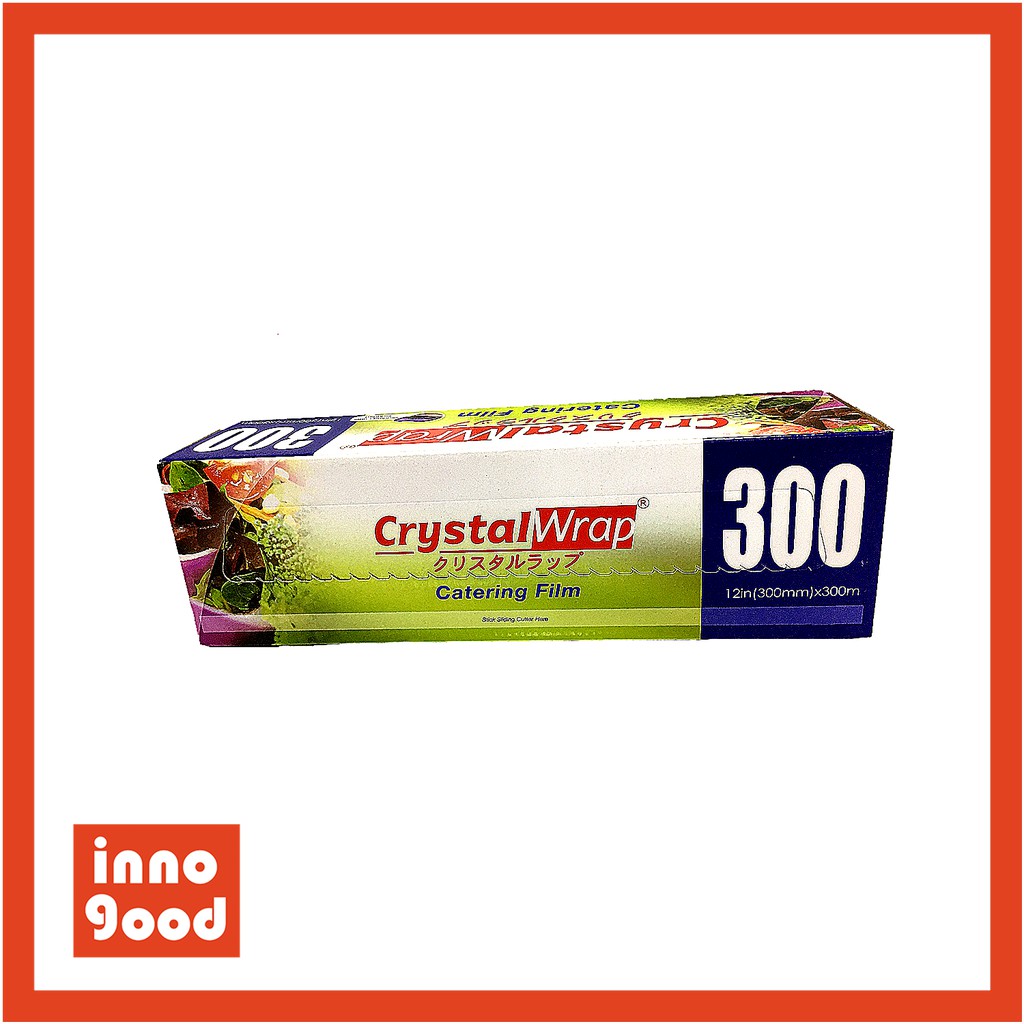 Crystal Wrap Food Catering Film (300mm & 450mm ) come with wrap cutter Crystalwrap Shopee Malaysia