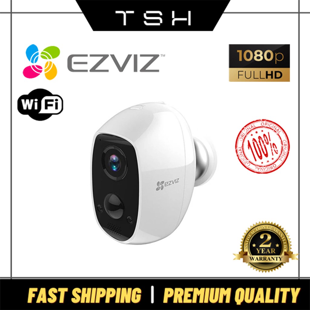 Ezviz C3A Battery Powered Outdoor Indoor 1080P Full HD Wireless Wifi ...