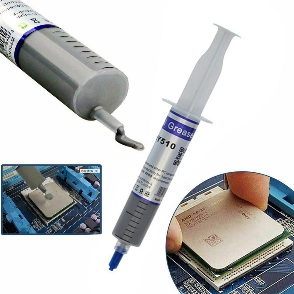 Mkr Hy510 Thermal Paste Grease Compound Heat Sink Cooling Cooler Cpu Processor Shopee Malaysia