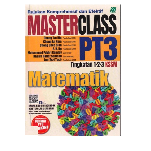 Buy [Sasbadi] Masterclass PT3 Matematik Tingkatan 1, 2 & 3 KSSM (2021