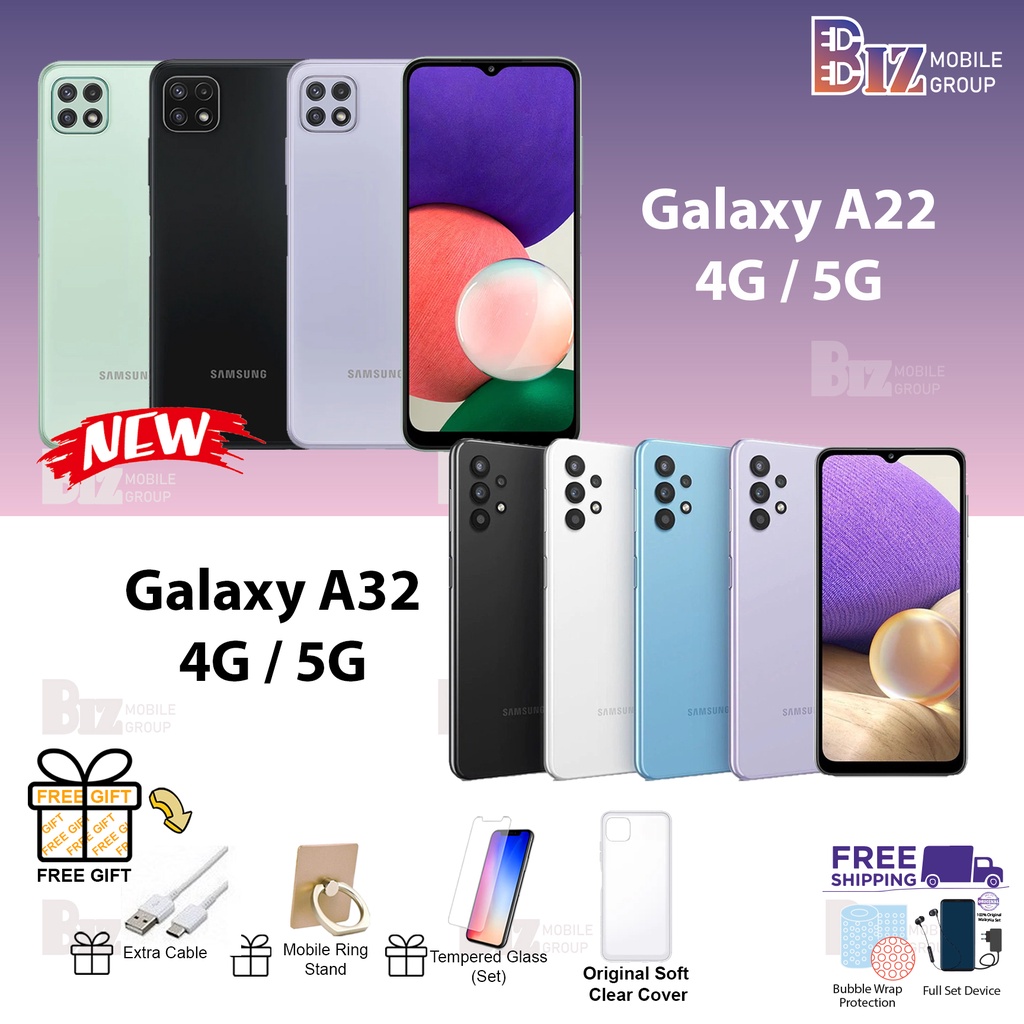 Samsung Galaxy A22 4G (6GB+128GB) / 5G (8GB+128GB) | A32 (8GB+128GB) 45