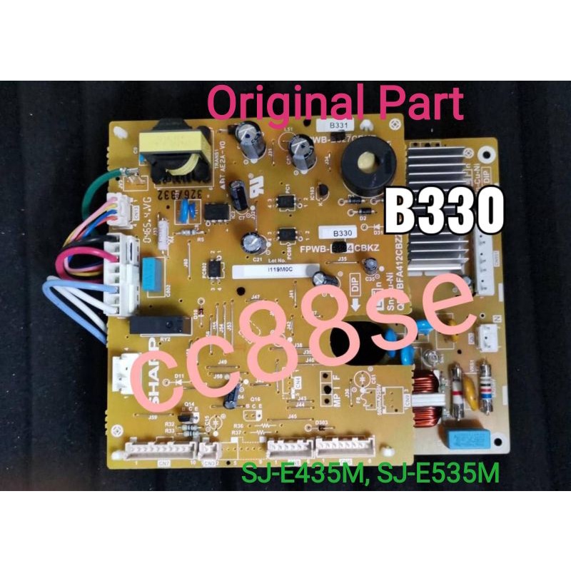 SHARP REFRIGERATOR MAIN PCB BOARD ORIGINAL PART SJE435M, SJE535M (B330) Shopee Malaysia