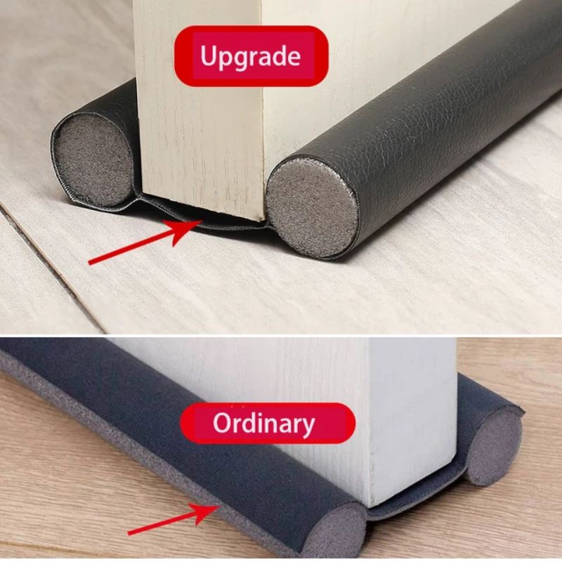 Flfexible door bottom sealing strip guard sealer stopper door sound