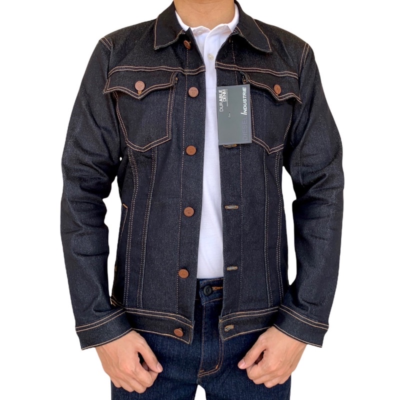 Original Diesel Stretch Men's Regular Jeans Jacket Denim Jacket - Diesel Jeans Jacket