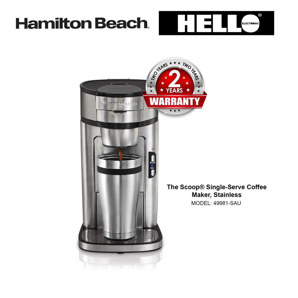 Hamilton Beach The Scoop Single-Serve Coffee Maker 49981 SAU