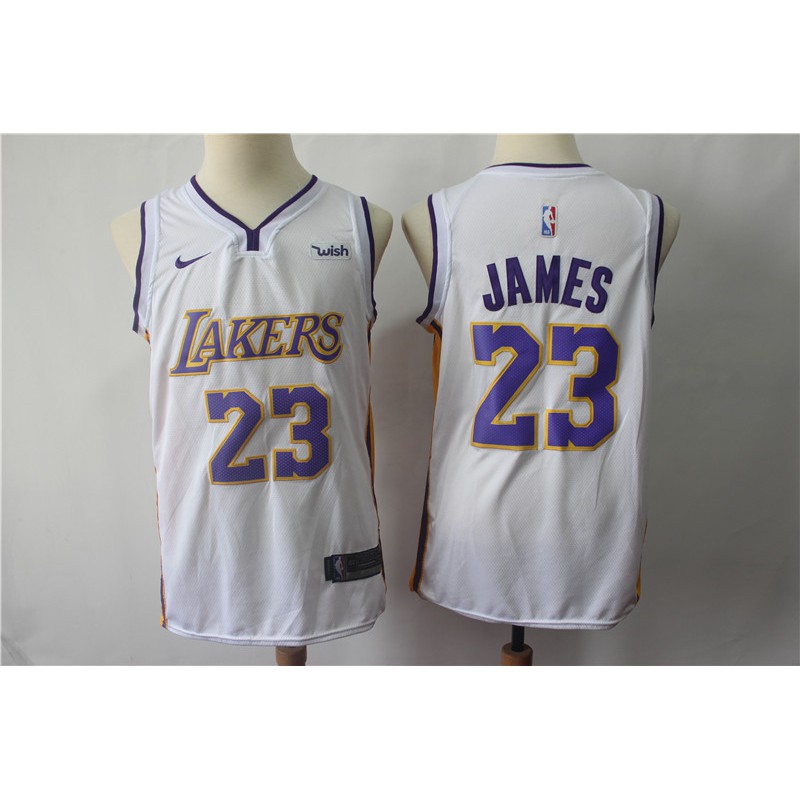 lebron james lakers jersey white