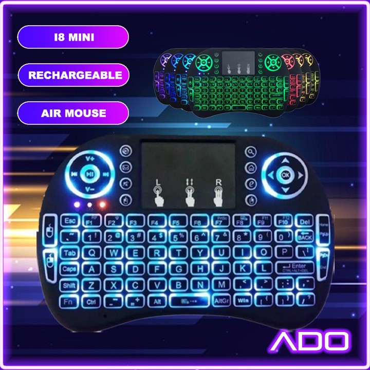 Keyboard Laptop Gaming Keyboard Computer Keyboard i8 Mini 7 Colors