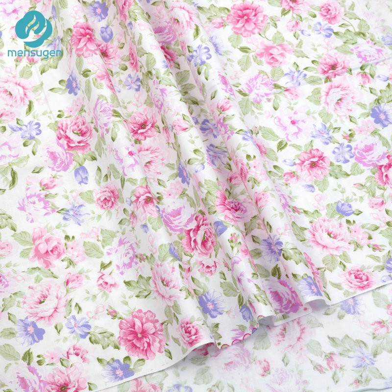 Lilac Design 114 100% Cotton Prints Dress Craft Fabric 160cm @ £3.99 per mtr.
