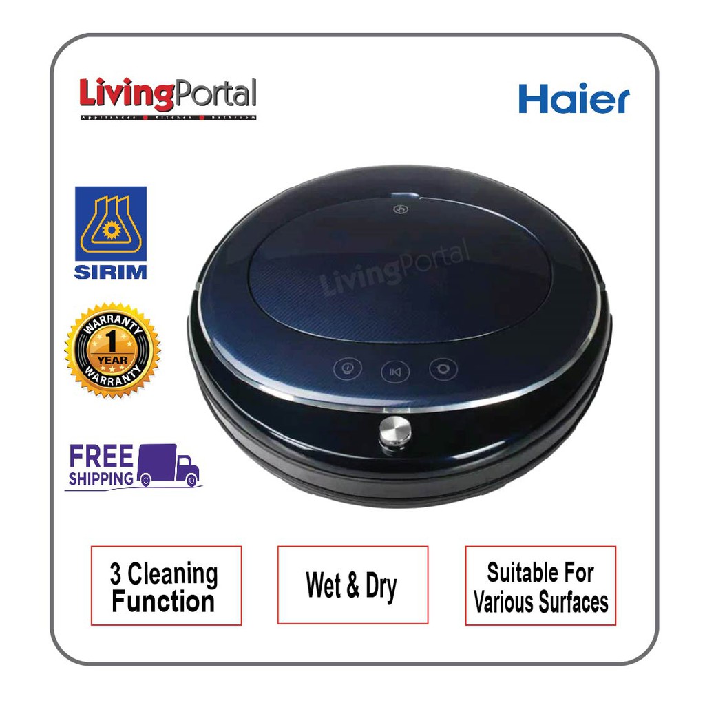 HAIER Robot Wet & Dry Cordless Vacuum CleanerHARVT360 Shopee Malaysia