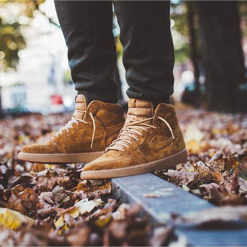 nike air jordan 1 retro high og wheat