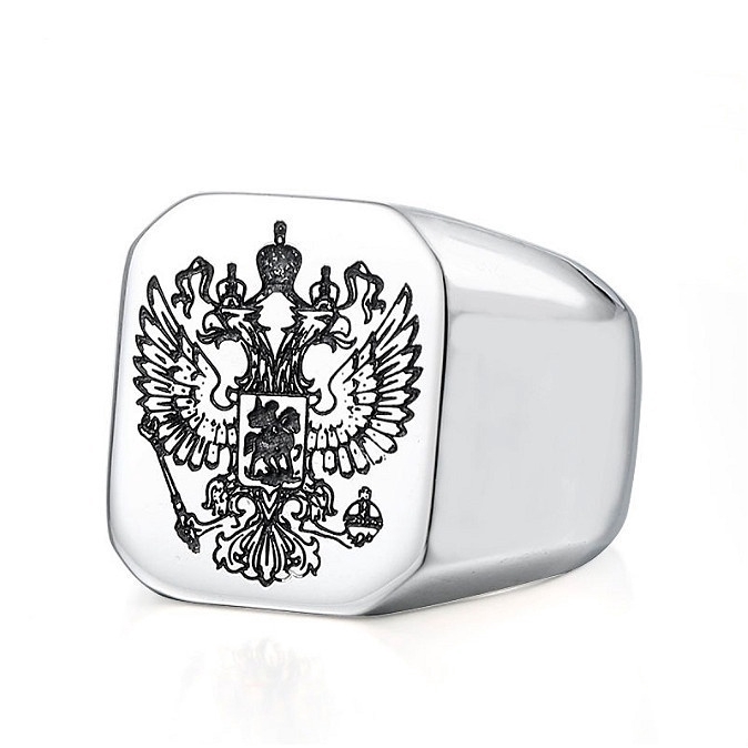 Eagle Ring Titanium Steel Ring High Quality Jewelry Ring Russian Style Fashion Accessories