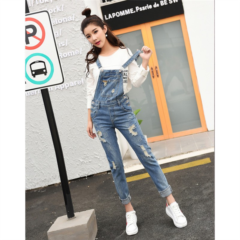summer denim jumpsuit