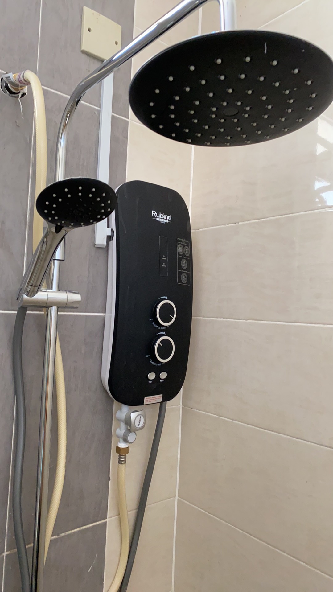 Rubine Rain Shower Water Heater C W Dc Inverter Silent Booster Pump Rwh Sse891d Rcb Rwh Sse891d Rmg Rwh Sse891d Rmp Shopee Malaysia