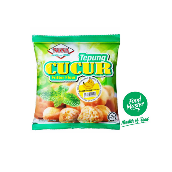 NONA Tepung Cucur Fritter Flour ~ Perisa Banana @ 180g ( Free Premium Packing )