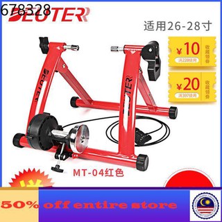 sportneer bike trainer stand steel bicycle exercise magnetic stand with noise reduction wheel