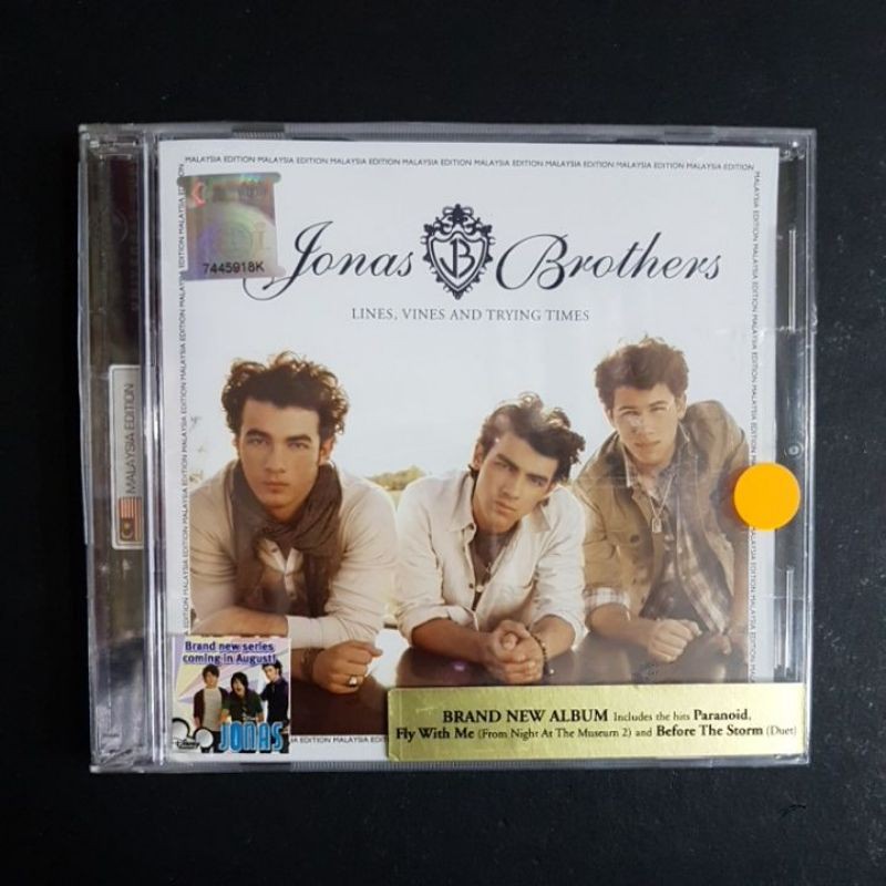 Jonas Brothers Lines,Vines And Trying Times (CD) Shopee Malaysia