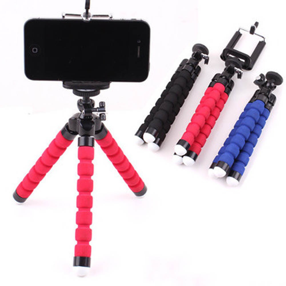 Octopus Tripod Phone Sponge Holder Tripod Camera Phone ...