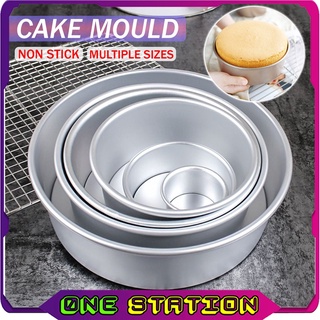 10-28CM 1/3/5pcsRound Cake Tin Non Stick Spring Form Loose Base Baking Pan  Tray