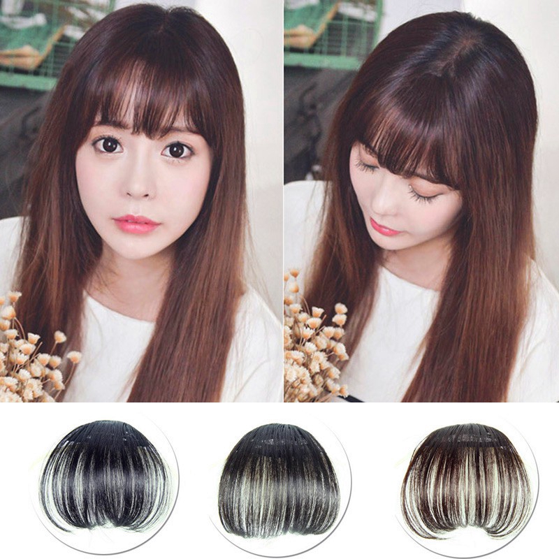 Bangs Translucent Fake Fringe Bangs Fashion Women Air Thin