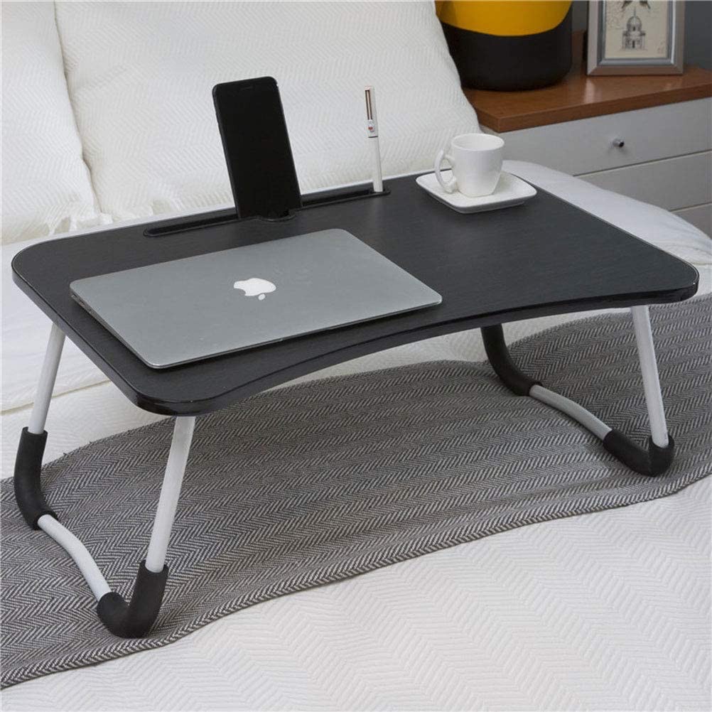 Laptop Bed Table Folding 60 X 40 X 28 Cm Computer Desk Anti Slip ...