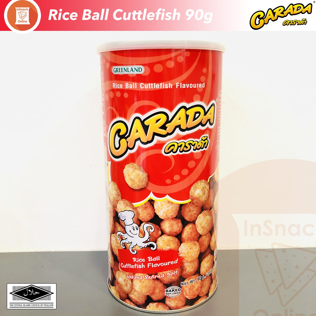 Carada Rice Ball 90g Thailand Halal Snack | Shopee Malaysia