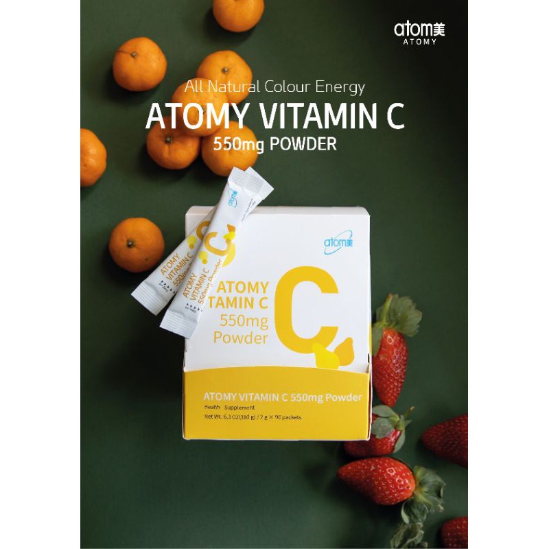 ATOMY Vitamin C 550mg Powder(2g per packet) Shopee Malaysia