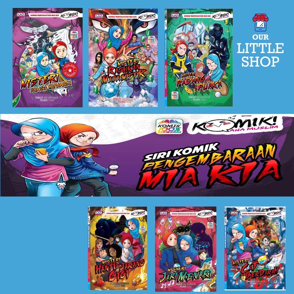 SIRI KOMIK PENGEMBARAAN MIA KIA | KOMIK | KANAK-KANAK 10-14 TAHUN ...