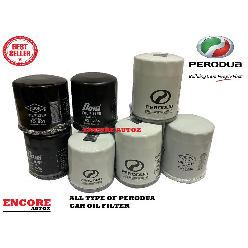 Perodua Oil Filter Kancil Kenari Kelisa Kembara Myvi Alza Axia Bezza