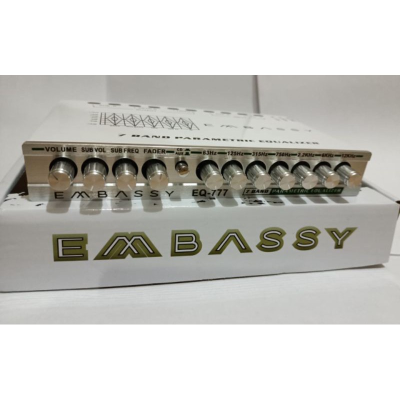 Parametric Equalizer Ebassy EQ777 7 BAND Equalizer Shopee Malaysia