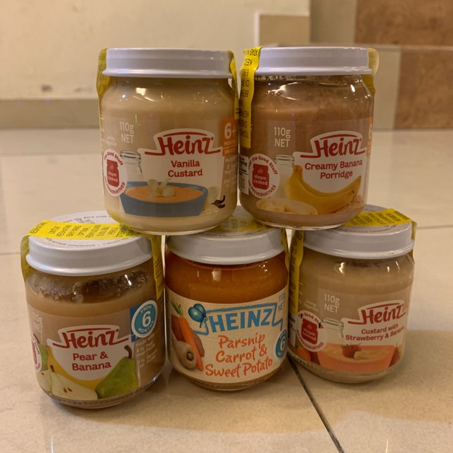 vanilla custard baby food without bananas