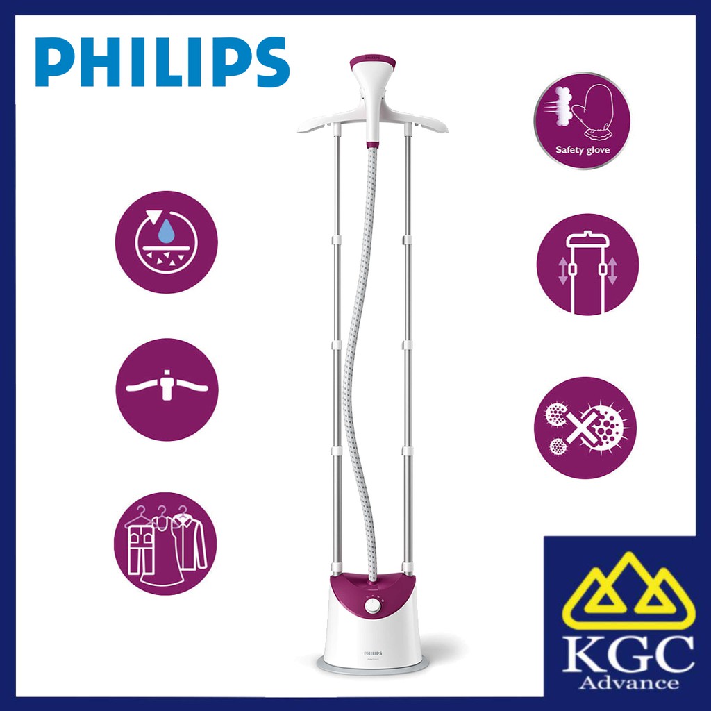 Philips Easy Touch Stand Garment Steamer GC486/36 Shopee Malaysia