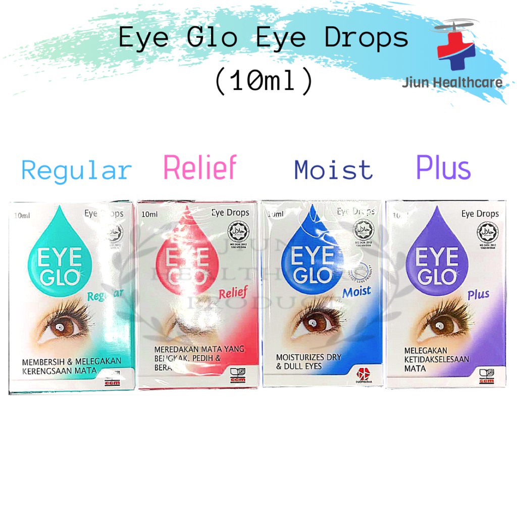 Eye Glo Eye Drops 10ml (Moist/ Regular/ Plus/ Relief) Shopee Malaysia